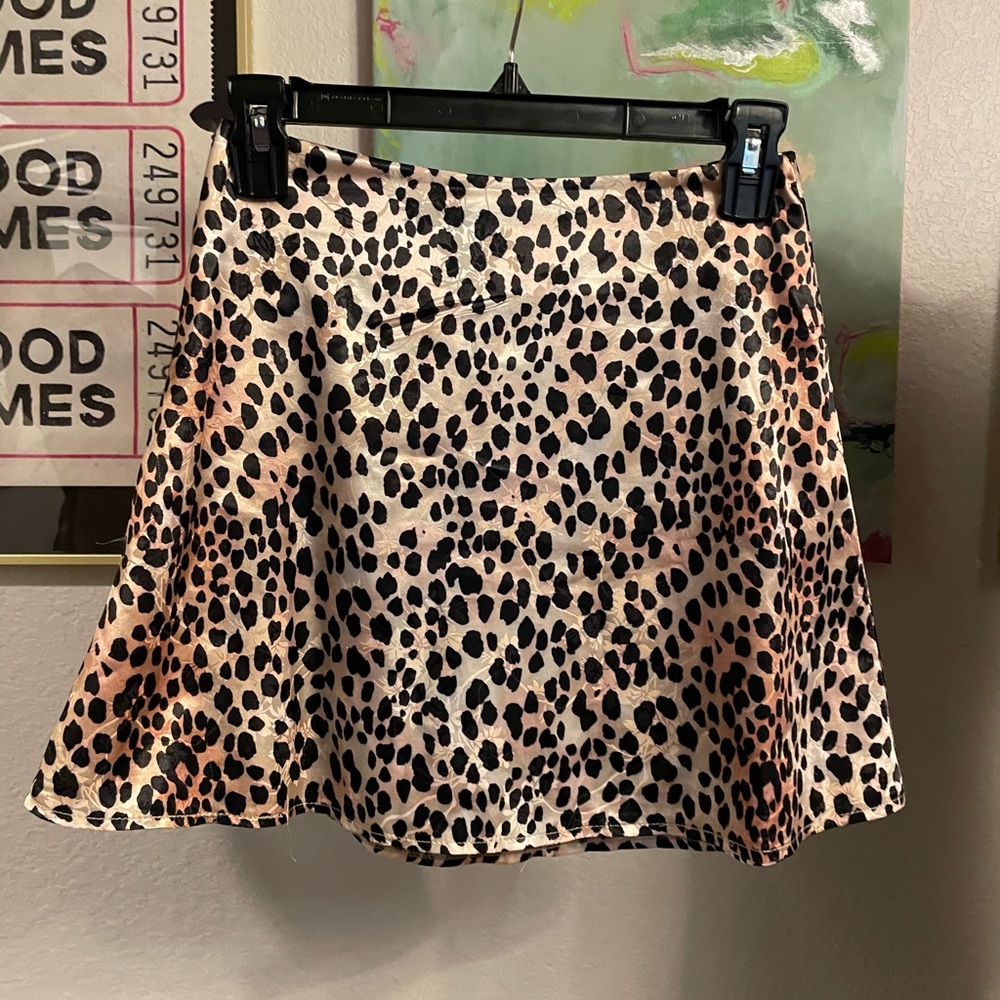 Princess Polly Leopard Print Mini Skirt